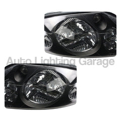 Head Lights for AU Ford Falcon Fairmont 1998-2002 - Black-Auto Lighting Garage