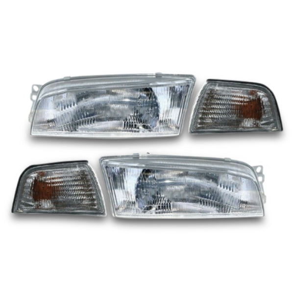 Head Lights for CE Mitsubishi Lancer 4-Door Sedan 06/1996-06/1998-Auto Lighting Garage