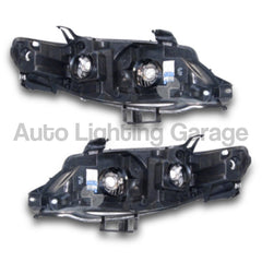 Head Lights for FG Ford Falcon XT F6E Series 1 02/2008-10/2011 - Chrome-Auto Lighting Garage