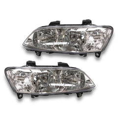 Head Lights for VE Holden Commodore Series 2 09/2010-05/2013 - Chrome-Auto Lighting Garage