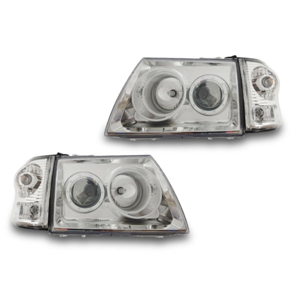 LED Angel Eye Head Lights & Corner Lights for Toyota Hilux SR5 09/2001-02/2005-Auto Lighting Garage