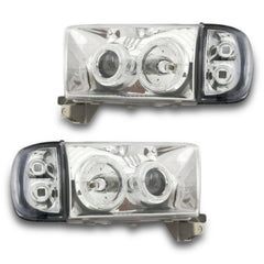 LED Angel Eye Head Lights & Corner Lights for Toyota Hilux Surf / 4Runner 1995-2002-Auto Lighting Garage