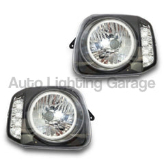 LED Angel Eye Head Lights for Suzuki Jimny SN413 10/1998-12/2017-Auto Lighting Garage