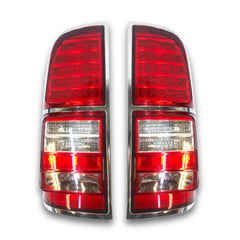 LED Tail Lights with Chrome Trim for Toyota Hilux 03/2005-04/2015-Auto Lighting Garage