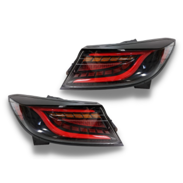LED Tail Lights with Sequential Indicators, Red DRL & Clear Lens for Toyota 86 & Subaru BRZ 2022+ Models-Auto Lighting Garage
