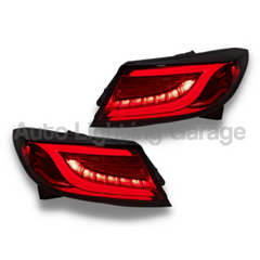 LED Tail Lights with Sequential Indicators, Red DRL & Smoked Black Lens for Toyota 86 & Subaru BRZ 2022+ Models-Auto Lighting Garage