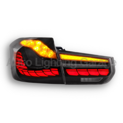 LED Tail Lights with Sequential Indicators & Smoked Black Lens for BMW M3 F30 / F35 / F80 2012-2018-Auto Lighting Garage