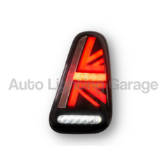 LED Tail Lights with Sequential Indicators & Smoked Black Lens for Mini Cooper Hatch 2001-2006-Auto Lighting Garage