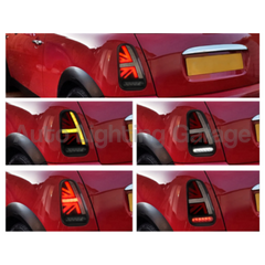 LED Tail Lights with Sequential Indicators & Smoked Black Lens for Mini Cooper Hatch 2001-2006-Auto Lighting Garage