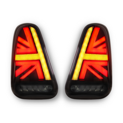 LED Tail Lights with Sequential Indicators & Smoked Black Lens for Mini Cooper Hatch 2001-2006-Auto Lighting Garage