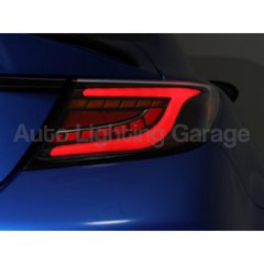 LED Tail Lights with Sequential Indicators, White DRL & Clear Lens for Toyota 86 & Subaru BRZ 2022+ Models-Auto Lighting Garage