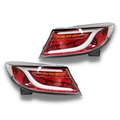 LED Tail Lights with Sequential Indicators, White DRL & Clear Lens for Toyota 86 & Subaru BRZ 2022+ Models-Auto Lighting Garage