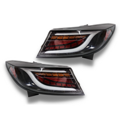 LED Tail Lights with Sequential Indicators, White DRL & Clear Lens for Toyota 86 & Subaru BRZ 2022+ Models-Auto Lighting Garage