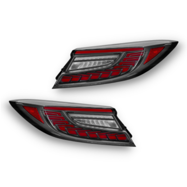 LED Tail Lights with Sequential Indicators for Toyota 86 & Subaru BRZ 2022+ Models - Black/Red-Auto Lighting Garage