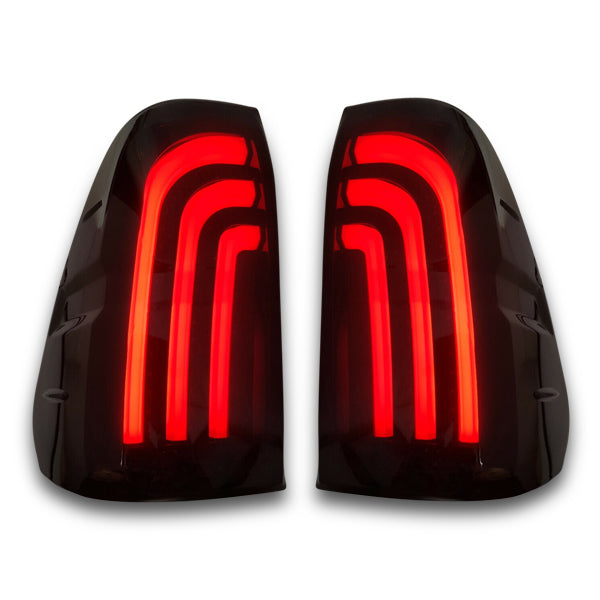 LED Tail Lights with Smoked Black Lens for Toyota Hilux Revo / Rocco 05/2015-2020-Auto Lighting Garage