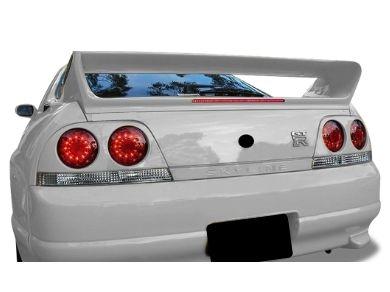 LED Tail Lights for R33 Nissan Skyline Coupe GTR / GTST - Smoked Red Lens (1995 - 1998 Models)