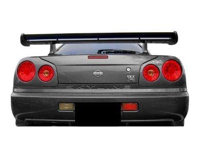 LED Tail Lights for R34 Nissan Skyline Coupe GTR / GTT RB - Clear/Red (1998 - 2002 Models)