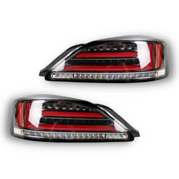 LED Tail Lights with Sequential Indicators & Clear Lens/Black Inner for S15 200SX Nissan Silvia Spec R 1999-2002 – Auto Lighting Garage