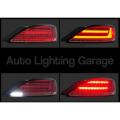 LED Tail Lights with Sequential Indicators & Clear Lens/Black Inner for S15 200SX Nissan Silvia Spec R 1999-2002 – Auto Lighting Garage