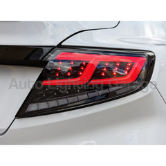 LED Tail Lights with Sequential Indicators, Red DRL Bar & Clear Lens for Subaru WRX VB 2022-2023 - Auto Lighting Garage