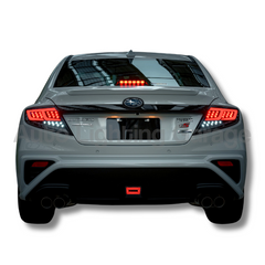 LED Tail Lights with Sequential Indicators, Red DRL Bar & Clear Lens for Subaru WRX VB 2022-2023 - Auto Lighting Garage