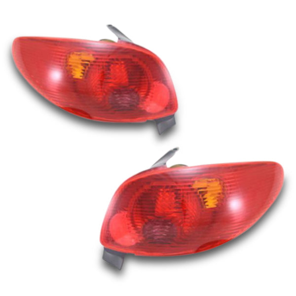 Tail Lights for Peugeot 206 XR 3-Door & 5-Door Hatch 06/2003-11/2007-Auto Lighting Garage