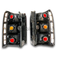 Tail Lights with Chrome Trim for NH / NJ / NK Mitsubishi Pajero 05/1991-10/1997-Auto Lighting Garage