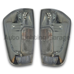 Tail Lights with Smoked Black Lens for NP300 D23 Nissan Navara 09/2016-Onwards-Auto Lighting Garage