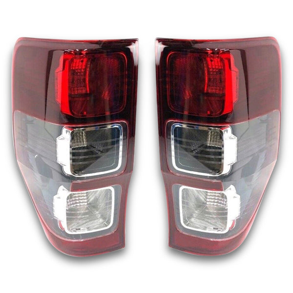 Tail Lights with Smoked Lens for Ford Ranger Wildtrak 09/2011-2022-Auto Lighting Garage