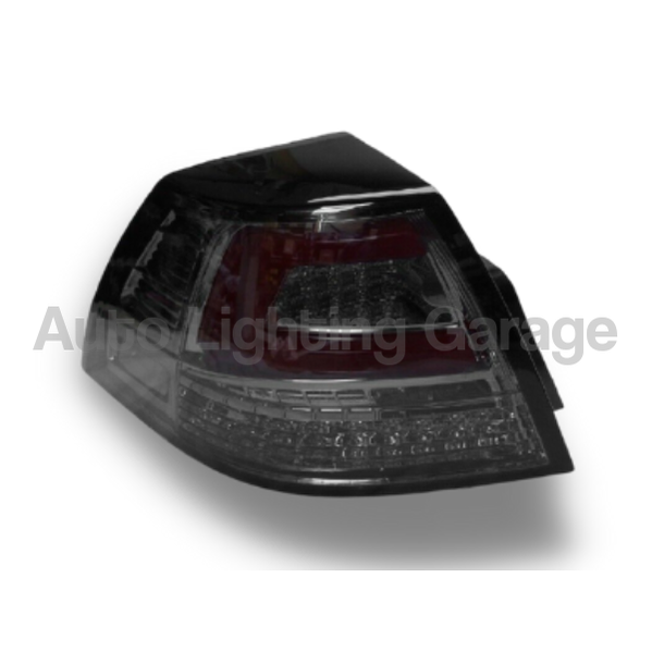 3D LED Tail Lights with Sequential Indicators, Red Bar & Smoked Black Lens for VE Holden Commodore Sedan 2006-2013 - Auto Lighting Garage