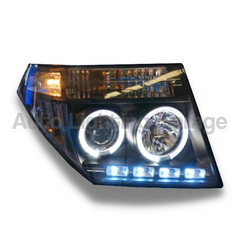 Angel Eye Projector Head Lights for D40 Nissan Navara & R51 Pathfinder 2004-2011 - Black-Auto Lighting Garage