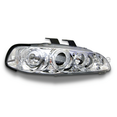 Angel Eye Projector Head Lights for Honda Civic EG 1992-1995 - Chrome-Auto Lighting Garage