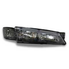 Head Lights & Indicator/Corner Lights for Nissan 200SX S14 Silvia Series 2 1996-1998 - Black-Auto Lighting Garage