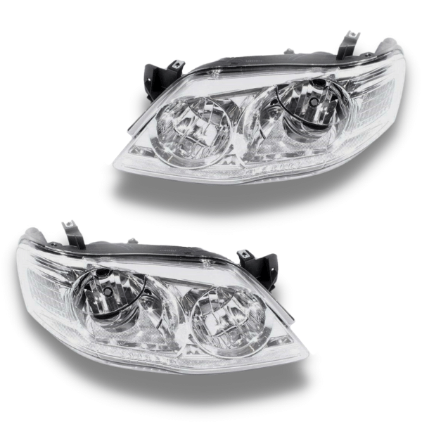 Head Lights for BF XT MK2 Ford Falcon - Chrome-Auto Lighting Garage