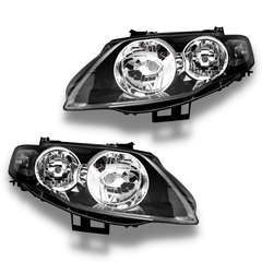 Head Lights for FG XT Ford Falcon Series 1 - Black-Auto Lighting Garage