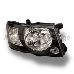 Head Lights for GU Nissan Patrol Y61 10/2004-05/2015 - Black-Auto Lighting Garage