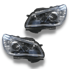 Head Lights for VF Holden Commodore 2013-2018 - Black-Auto Lighting Garage