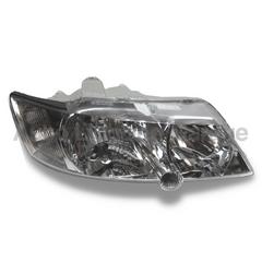 Head Lights with Clear Indicators for VY Holden Commodore - Chrome-Auto Lighting Garage