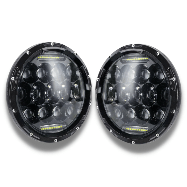 LED 150W Head Lights for 60 / 70 / 73 / 75 / 78 / 79 Series Toyota Landcruiser-Auto Lighting Garage