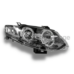 LED Angel Eye Head Lights for FG XR Ford Falcon - Black Altezza Style-Auto Lighting Garage