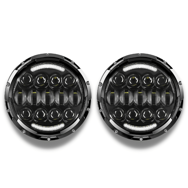 LED DRL 210W Head Lights for 60 / 70 / 73 / 75 / 78 / 79 Series Toyota Landcruiser-Auto Lighting Garage