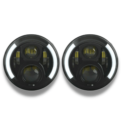 LED DRL 80W Head Lights for 60 / 70 / 73 / 75 / 78 / 79 Series Toyota Landcruiser-Auto Lighting Garage