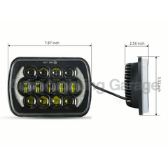 LED DRL Head Lights for Jeep Cherokee XJ 1984-2001-Auto Lighting Garage