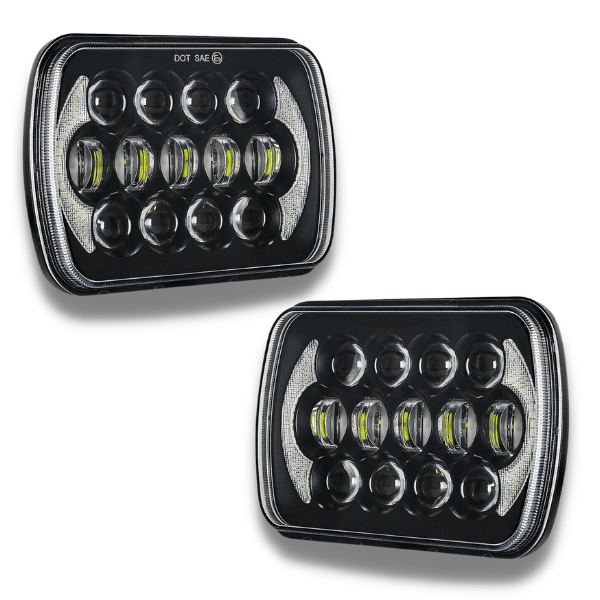 LED DRL Head Lights for Toyota Hilux 1983-2004-Auto Lighting Garage