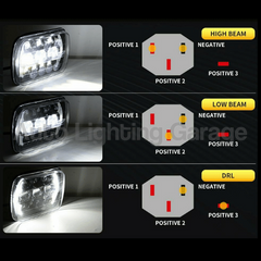 LED DRL Head Lights with Decoders for Toyota Hilux 1988-1997-Auto Lighting Garage