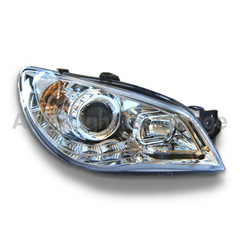 LED DRL Projector Head Lights for Subaru Impreza GD / WRX / STI / RX 2005-2007 - Chrome-Auto Lighting Garage