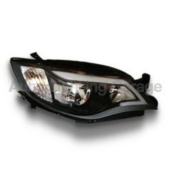 LED DRL Projector Head Lights for Subaru Impreza / WRX / STI / RS 2008-2013 - Black-Auto Lighting Garage