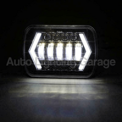 LED Head Lights with White DRL for Toyota Hilux 1988-1997-Auto Lighting Garage