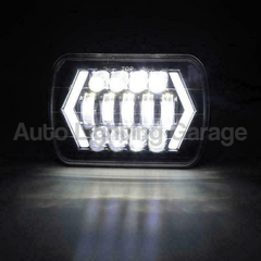 LED Head Lights with White DRL for Toyota Hilux 1988-1997-Auto Lighting Garage