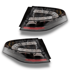 LED Tail Lights for FG Ford Falcon Sedan 2007-2014 - Black-Auto Lighting Garage